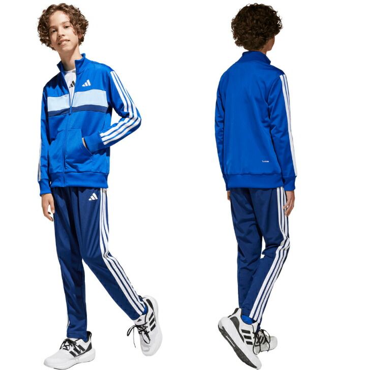 アディダス キッズ ジュニア トラックスーツ 上下セット ジャージ K