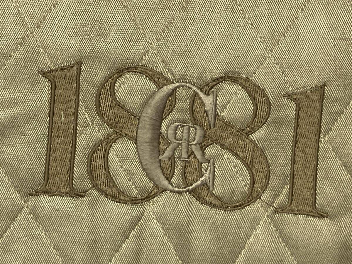 CERRUTI 1881／ステンカラーコート／ネイビー／イタリア製／ベルト欠品 