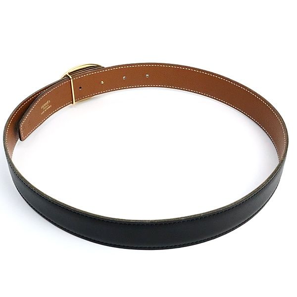 広尾店】エルメス HERMES シェーヌダンクル リバーシブルベルト