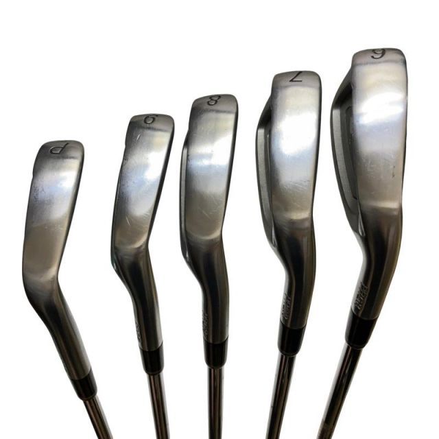 メンズ右利き初心者用　プロギア　PRGR　ゴルフクラブセット　W-2462 中古】 プロギア PRGR 02 5S アイアンセット IR 純正特注シャフト