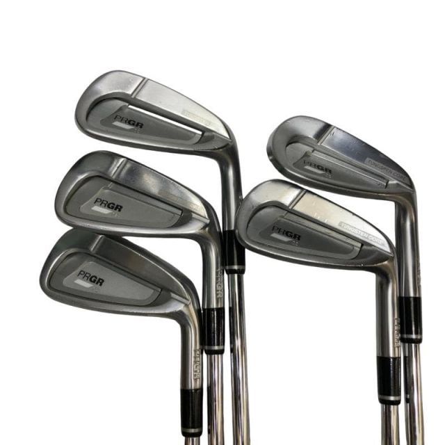 中古】 プロギア PRGR 02 5S アイアンセット IR 純正特注シャフト