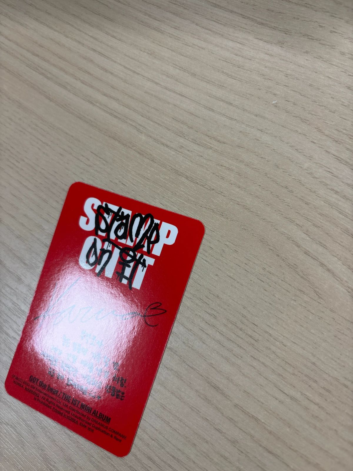 aespa Stamp On It カリナ トレカ【値下げ可】 aespa カリナ Stamp On It STAMP Ver. - メルカリ