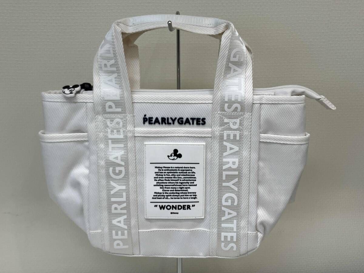 美品 PEARLY GATES WONDER × ディズニー ゴルフバッグ カートバッグ