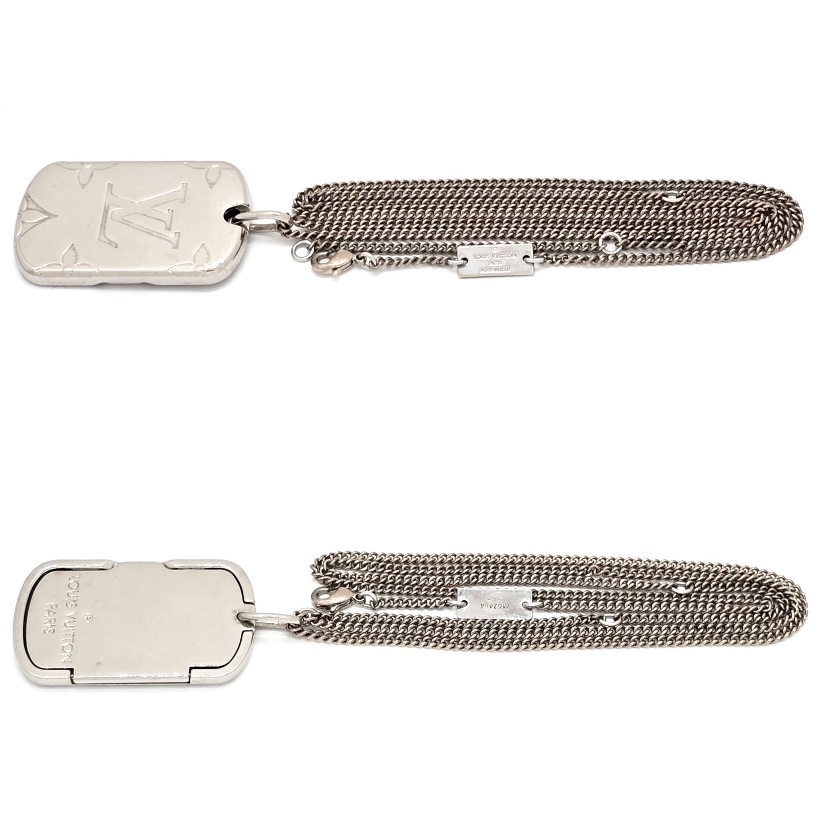 LOUIS VUITTON ルイヴィトン M62484 ロケット ネックレス・モノグラム