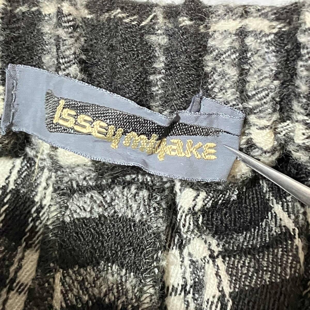 80s issey miyake pants 羊革 スエード 筆タグ アーカイブ USED 80S ISSEY MIYAKE MEN BRUSH TAG SIDE ZIP PANTS BLACK MADE IN