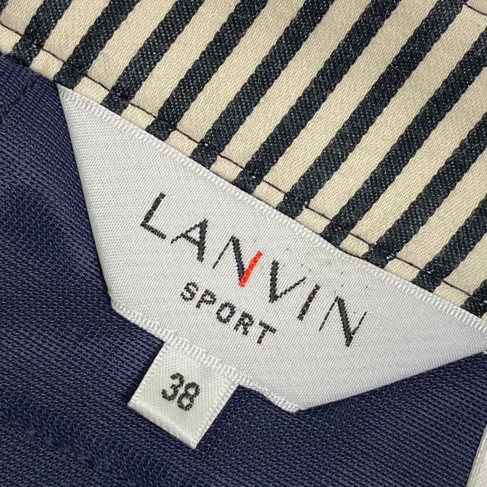 サイズ：38 LANVIN SPORT ランバン スポール スカート ストライプ柄
