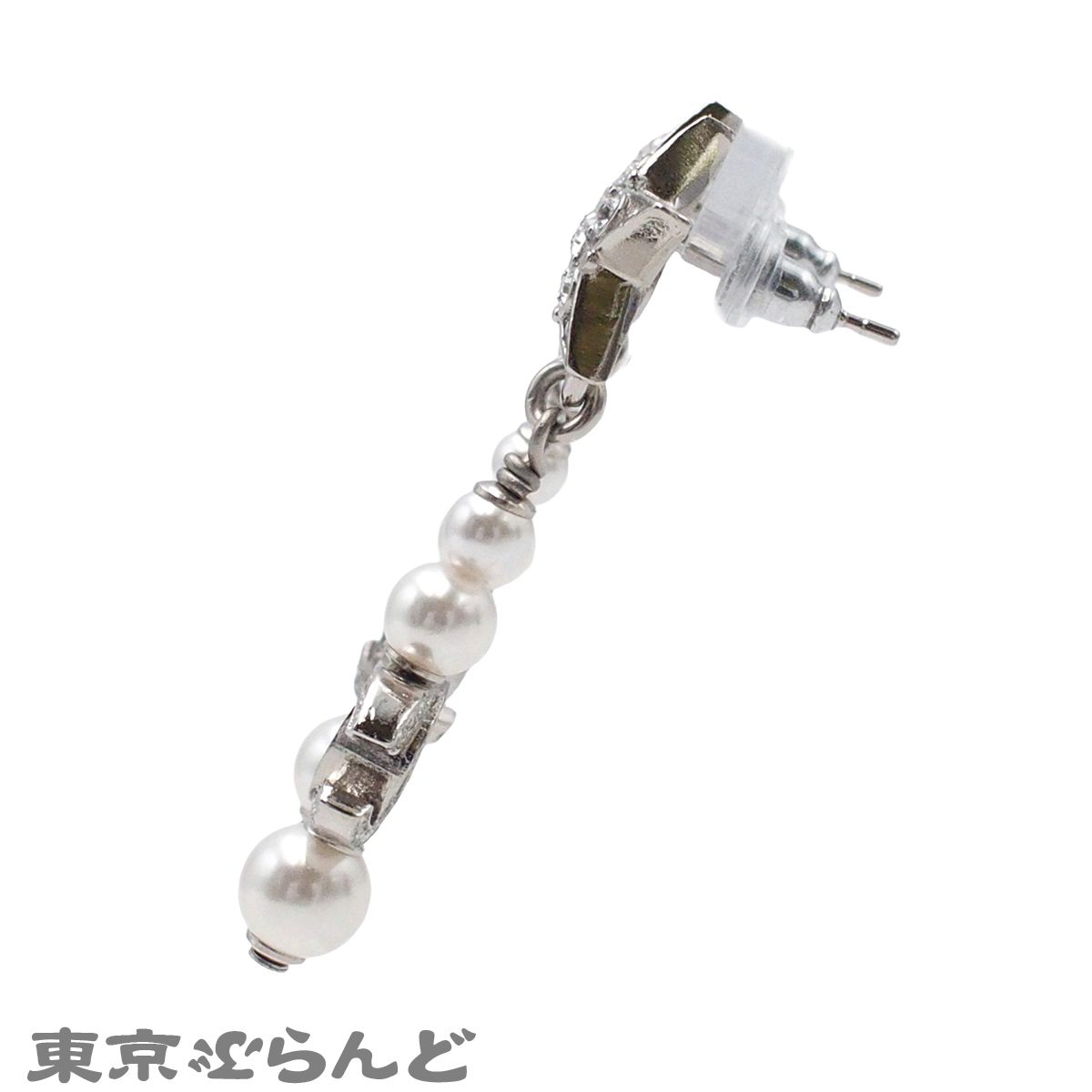 シャネル CHANEL ピアス シルバー メタル ココマーク スター ライン