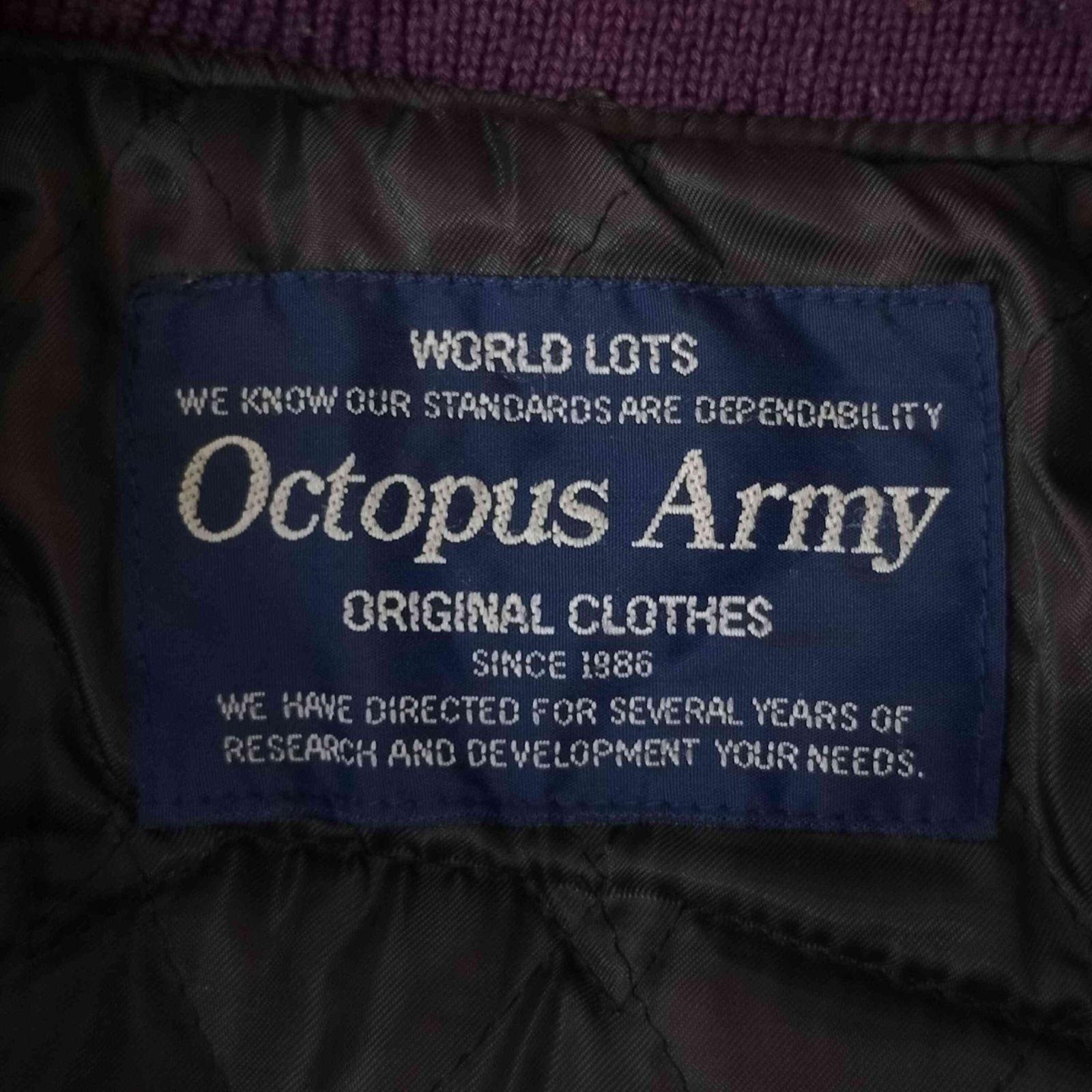 オクトパスアーミー OCTOPUS ARMY 90S 袖レザー スタジャン メンズ 