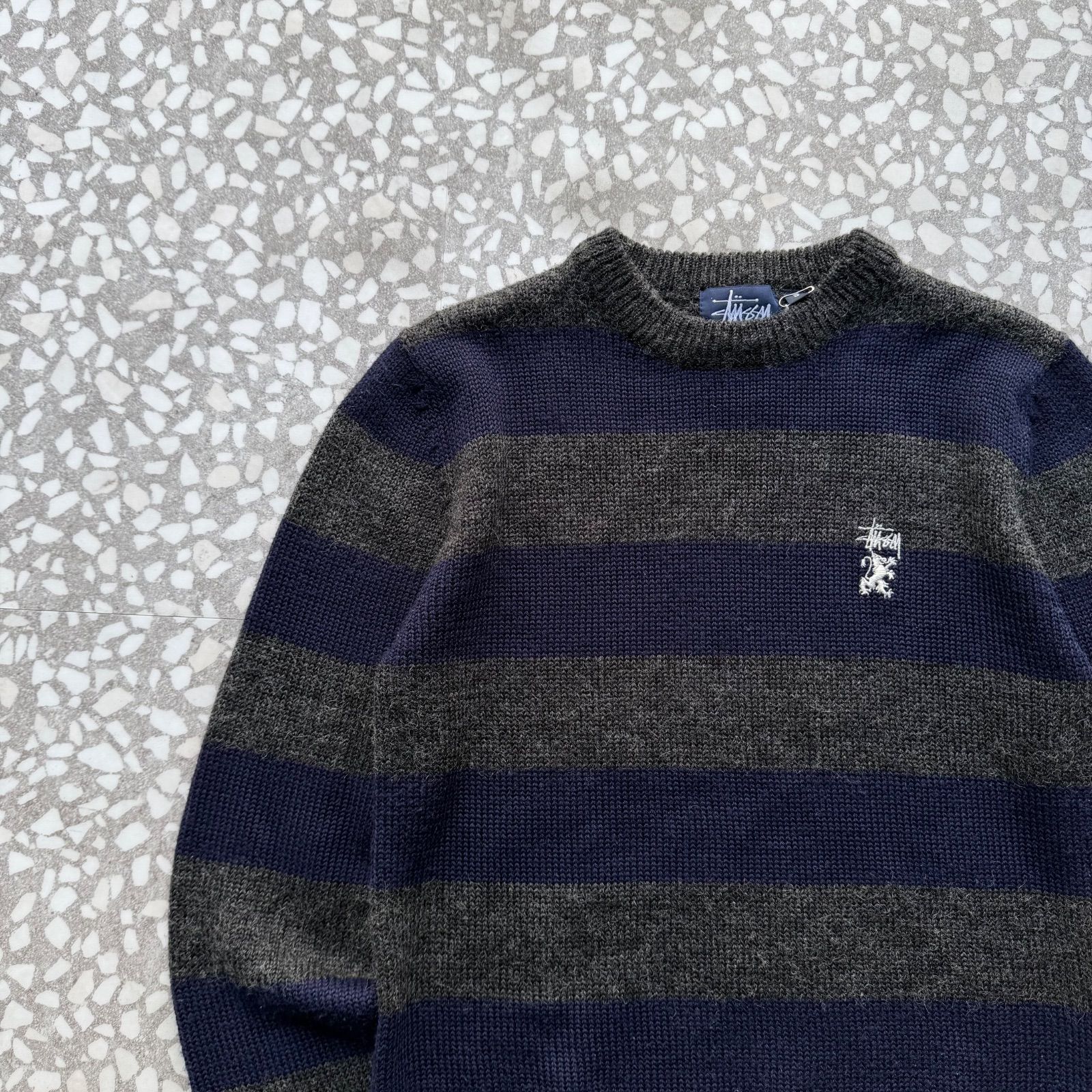 STUSSY / 90's border knit size S オールドステューシー ボーダー