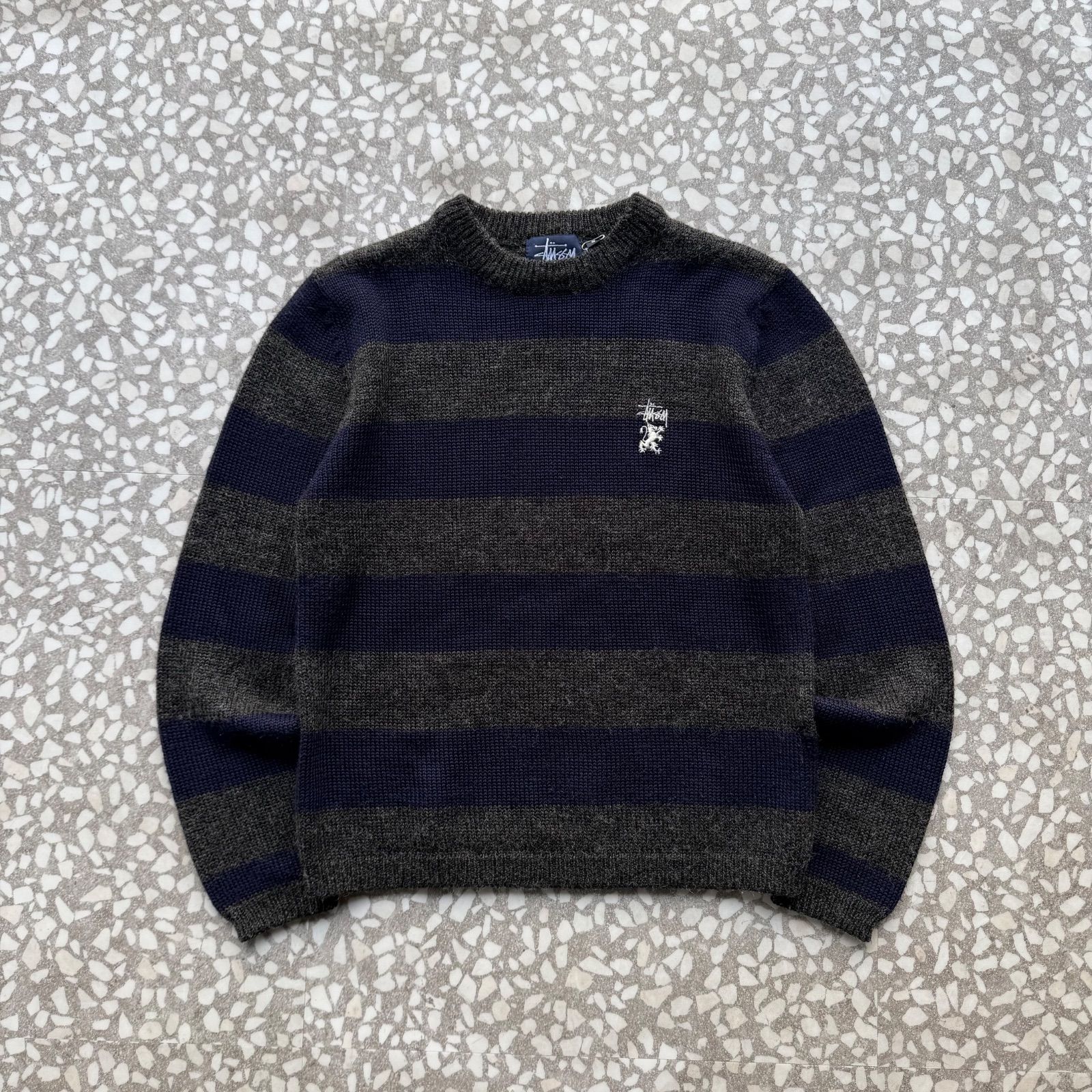 OLD STUSSY 90’s ボーダー ニット セーター STUSSY / 90's border knit size S オールドステューシー ボーダー