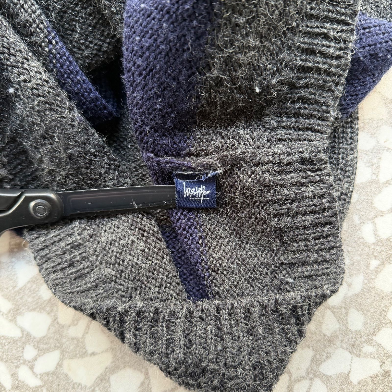 STUSSY / 90's border knit size S オールドステューシー ボーダー