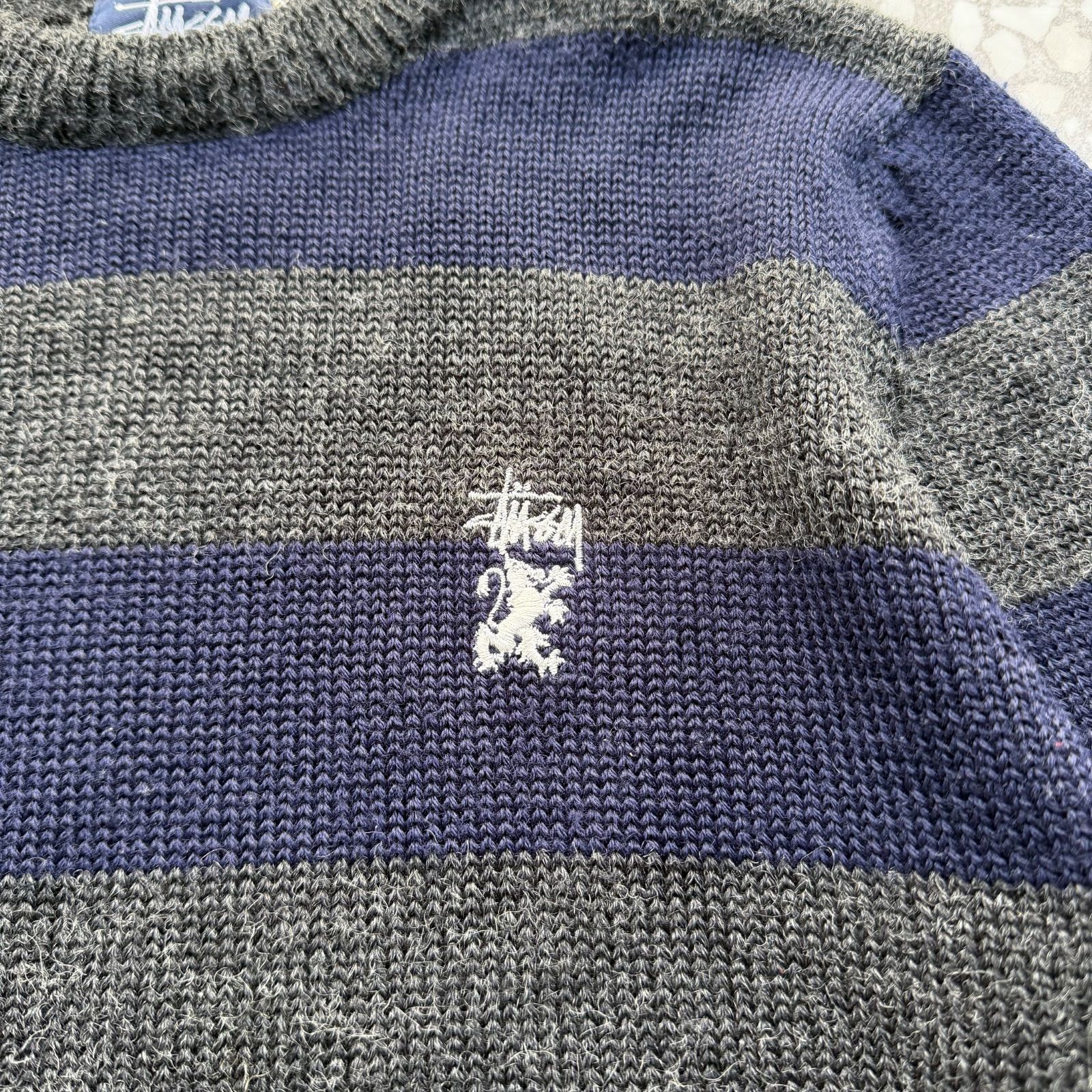 STUSSY / 90's border knit size S オールドステューシー ボーダー