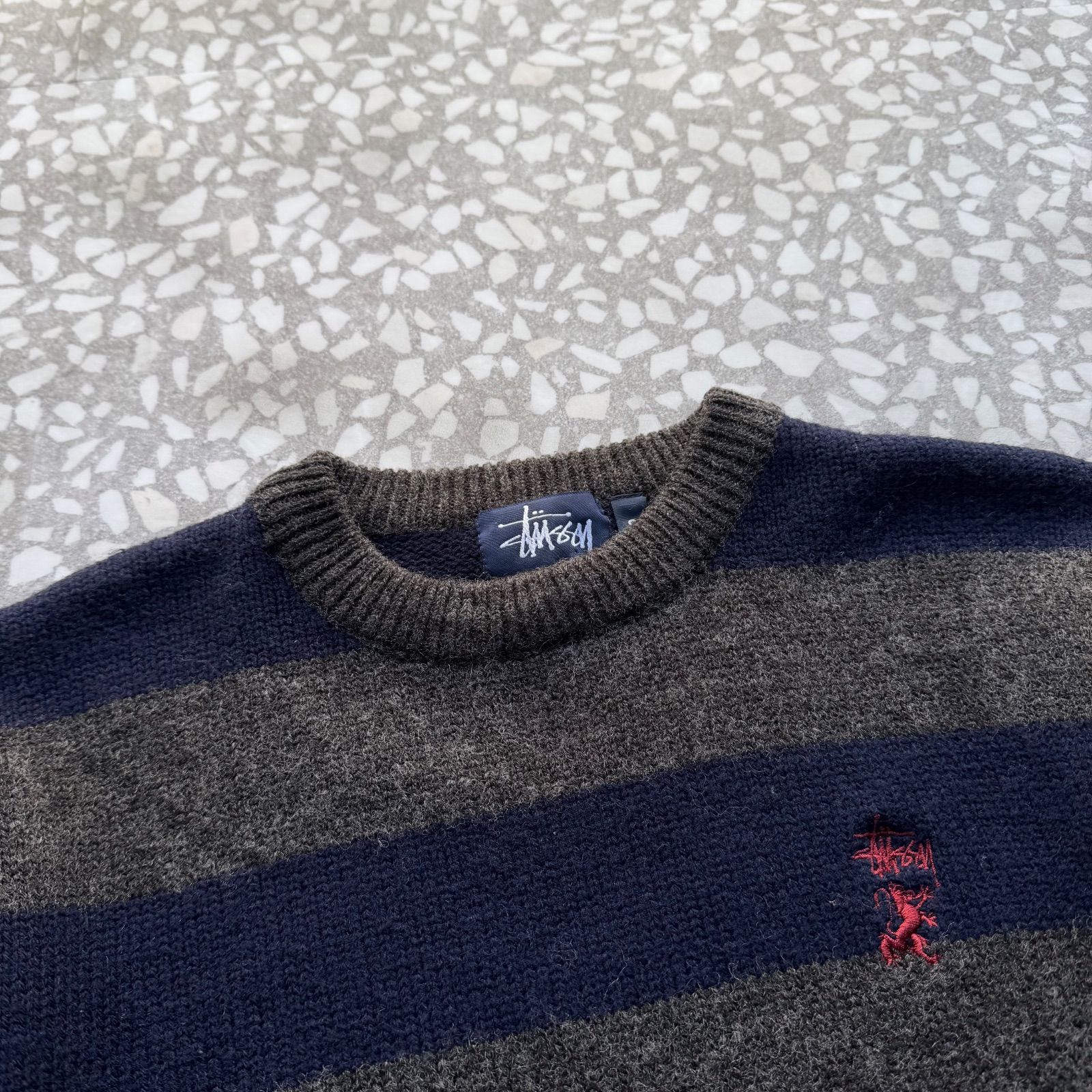 STUSSY / 90's border knit size S オールドステューシー ボーダー