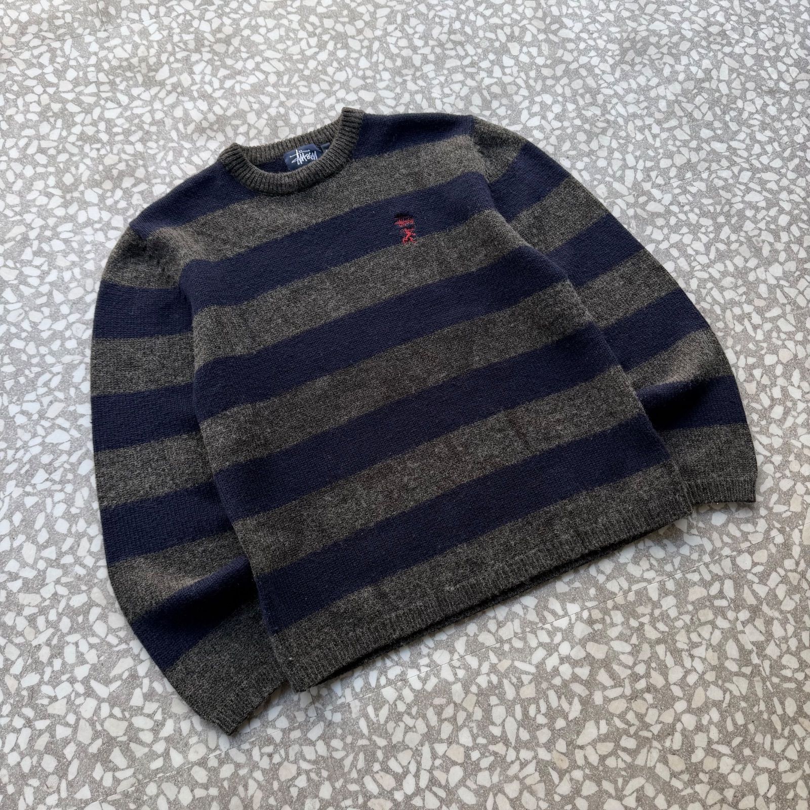 STUSSY / 90's border knit size S オールドステューシー ボーダー