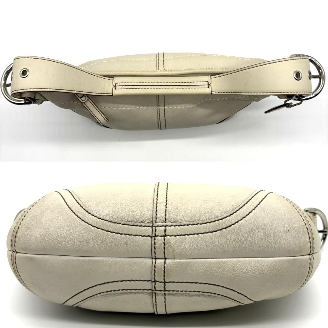 美品 オールドコーチ y2k ホーボー ショルダーバッグ　本革　肩掛け コーチ COACH ホーボーショルダーバッグ 三日月シルエット レザー