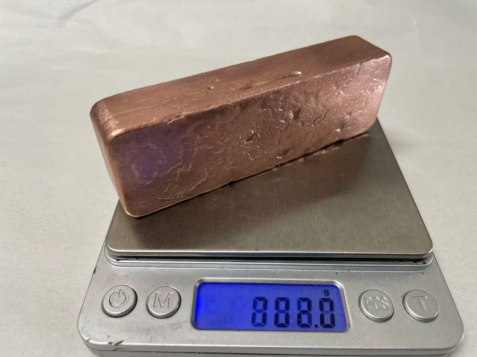 |ピカ銅 インゴット 634ｇ 純銅 99.9%