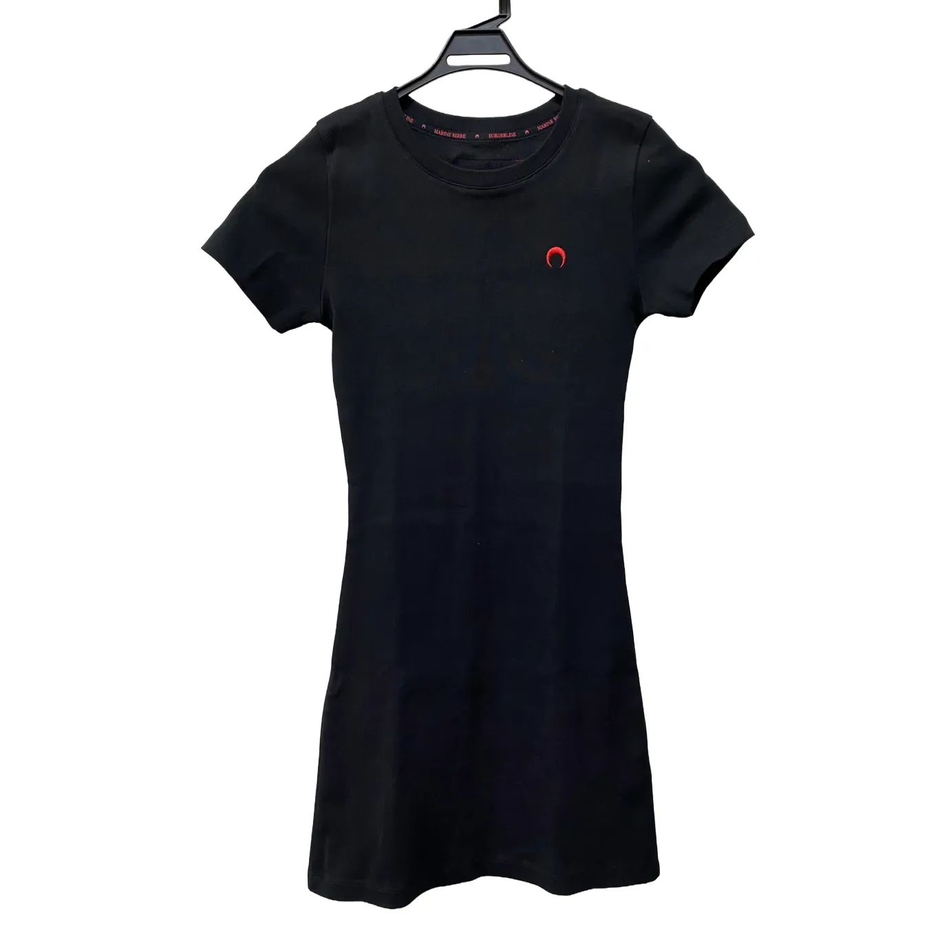 マリーンセル MARINE SERRE ファインリブ Tシャツワンピース ムーン