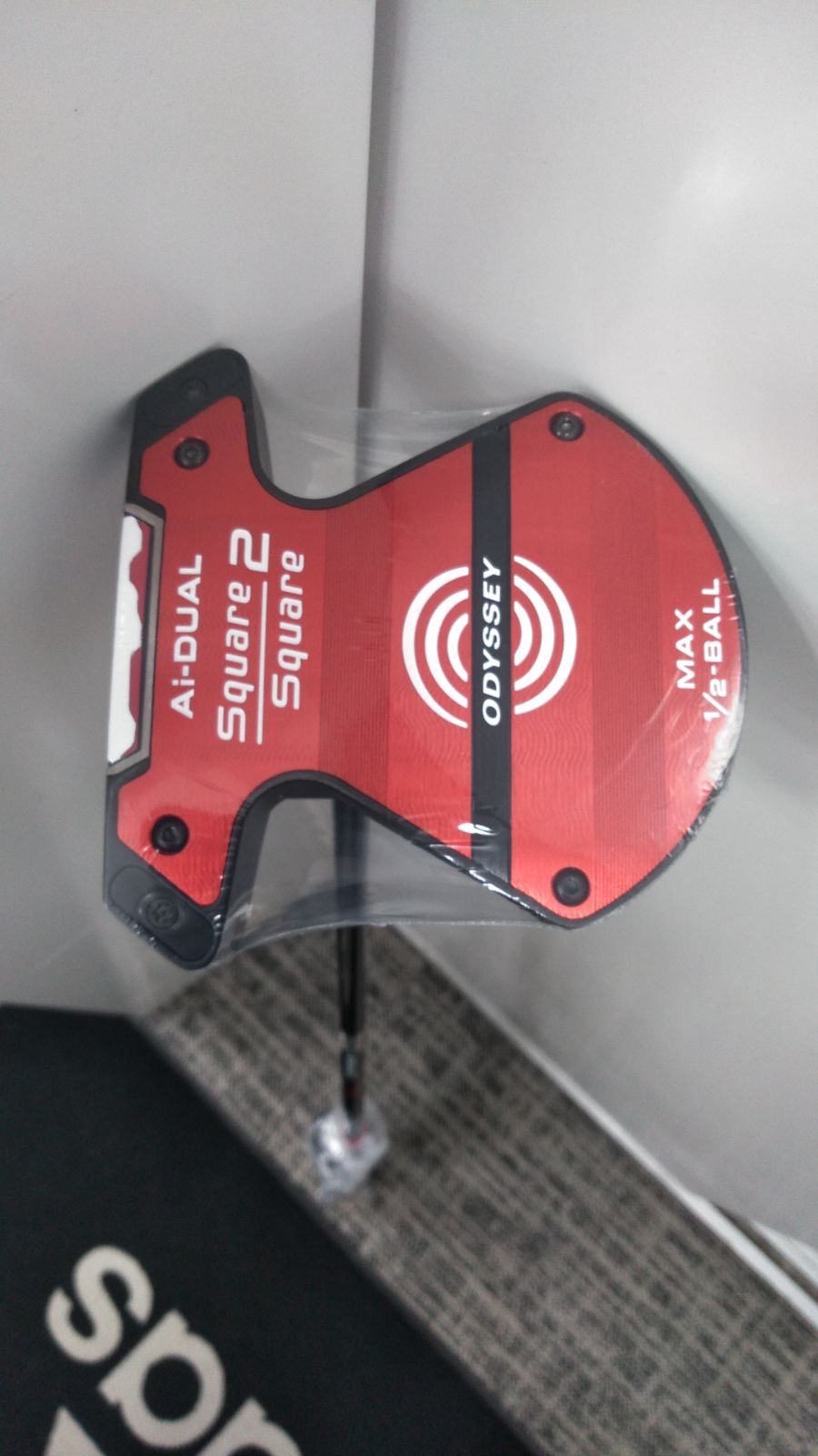 Lh Pt 未使用品 左用レフトハンド オデッセイ Ai DUAL Square 2 Square 1 2 BALL MAX パター 34インチ 浦安店