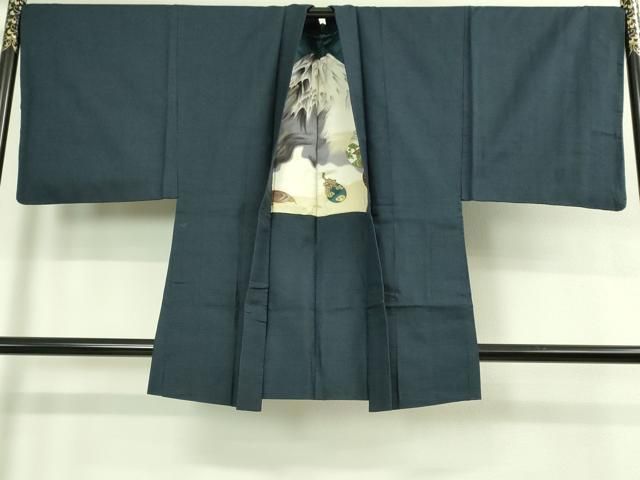 アンサンブル 紬 平和屋着物○男性 長襦袢（無双仕立て）セット 男性