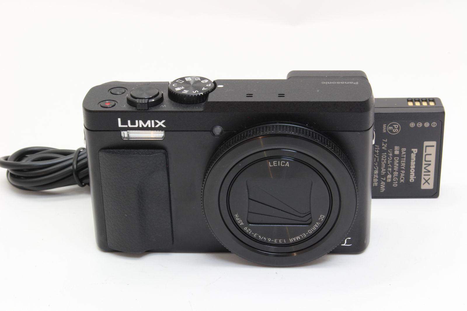 A (美品) Panasonic パナソニック LUMIX DC-TZ90 ブラック 初期不良 