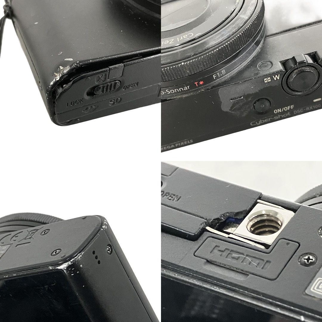 SONY コンパクトデジタルカメラ　DSC-RX100 ジャンク SONY Cyber-shot DSC-RX100 ブラック ジャンク品｜Yahoo!フリマ（旧