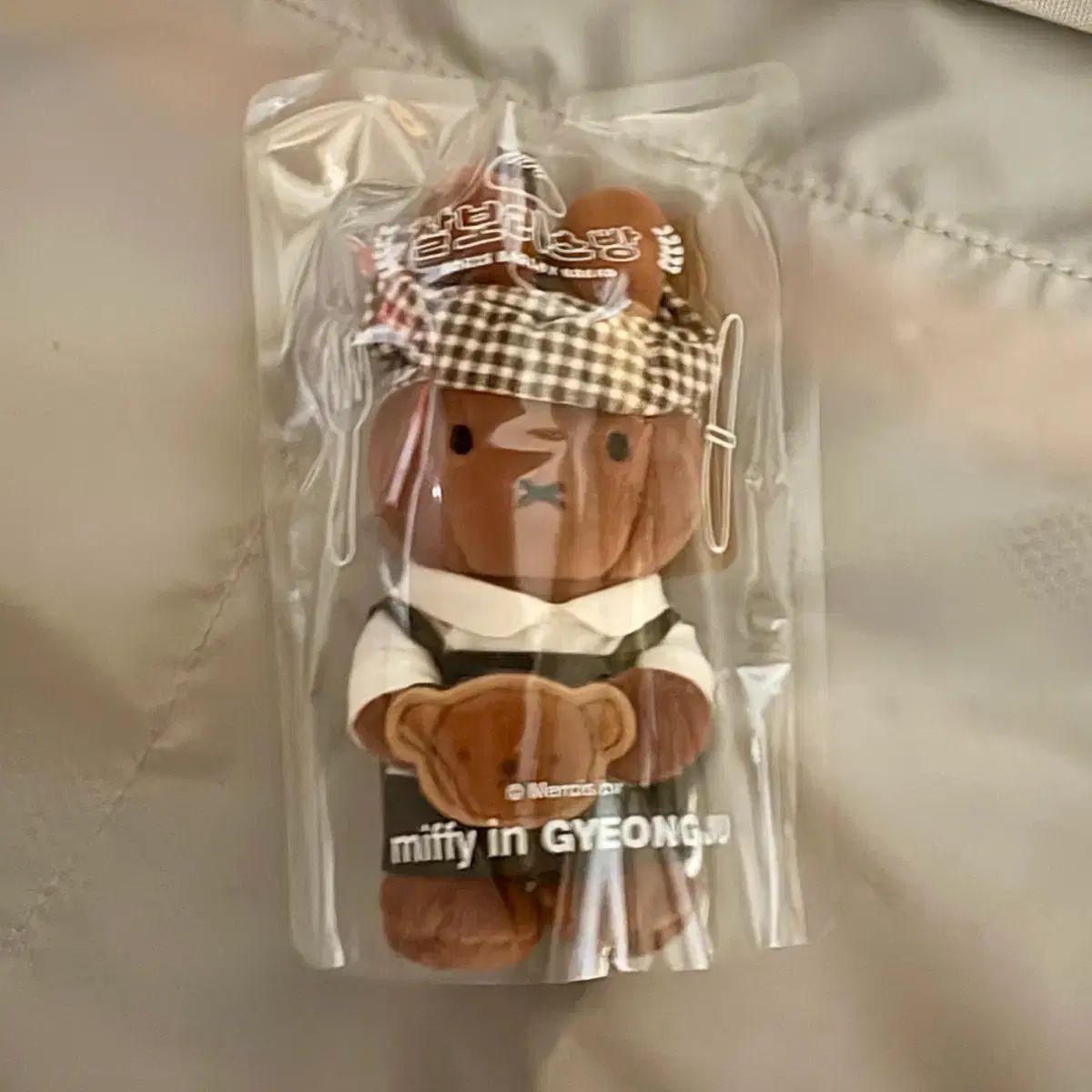 慶州ミフィーストア 麦パンエディション メラニ ぬいぐるみ キーリング