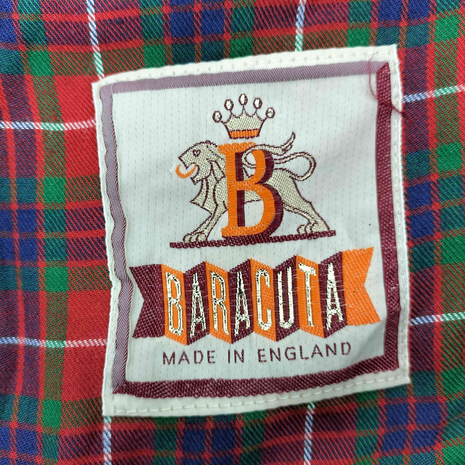 バラクータ BARACUTA 70-80S 英国製 AEROジップ G9 裏地チェック