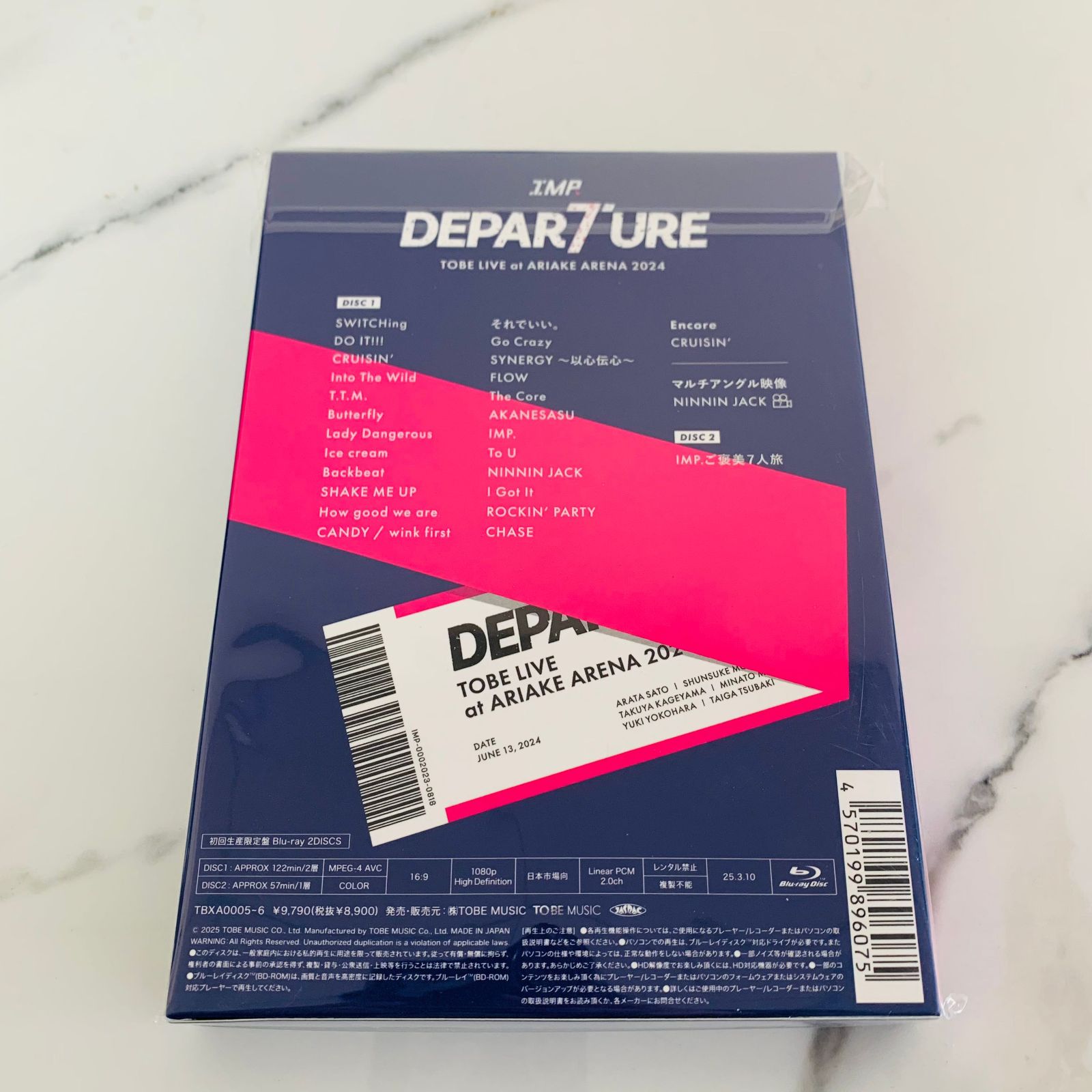 IMP. TOBE LIVE DEPARTURE Blu-ray 初回生産限定盤 - メルカリ