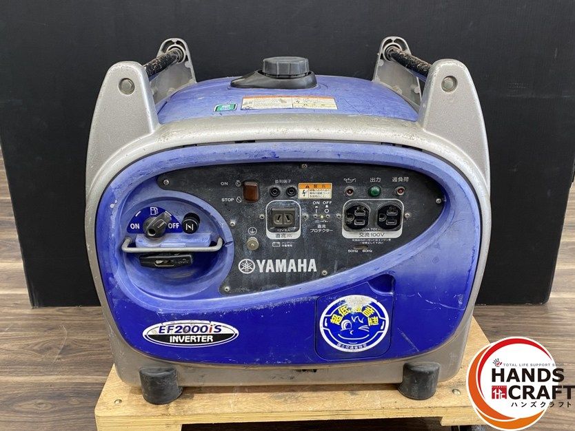 ● 品 ヤマハ YAMAHA EF 2000 iS インバータ発電機 2.0 kVA 防音型 100 V 20 A 50|60 Hz 単相