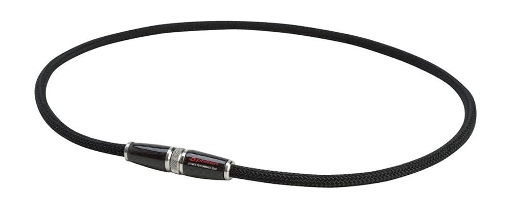 ♥ 外箱に痛みあり ファイテン RAKUWAネックX 100 カーボン シルバー 50 cm