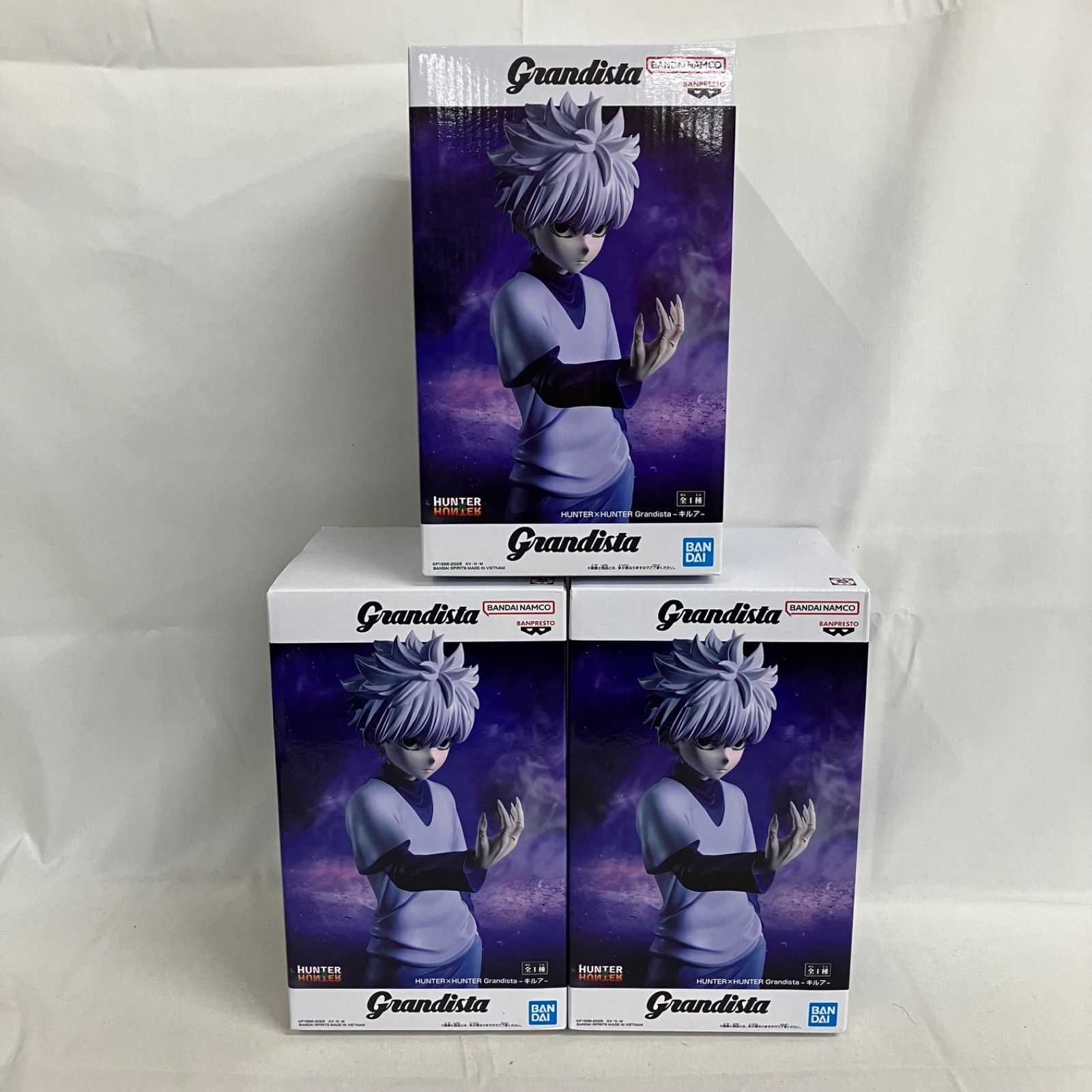 未開封 ハンターハンター Grandista キルア フィギュア 3個セット