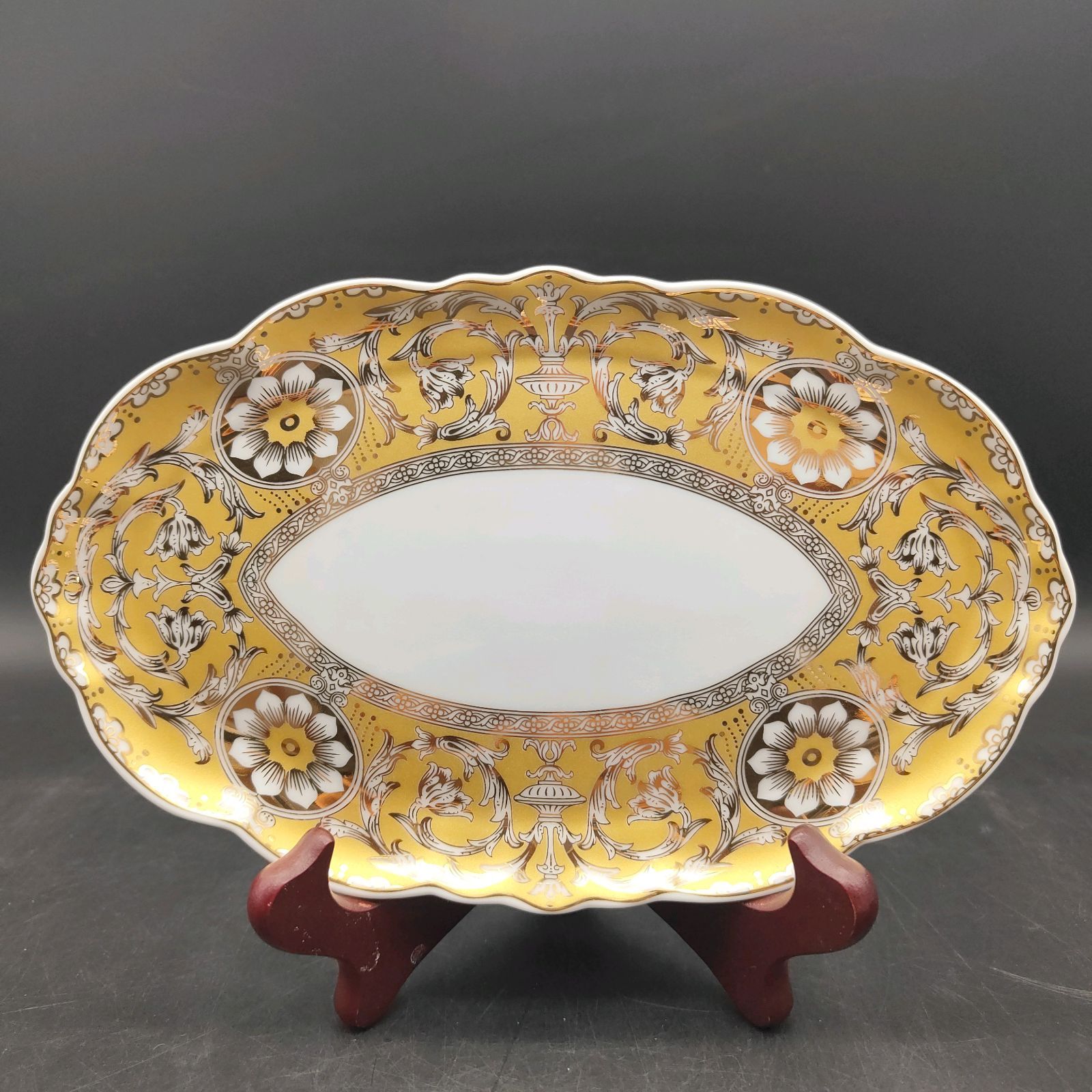 ケーキ皿 ゴールド盆無し