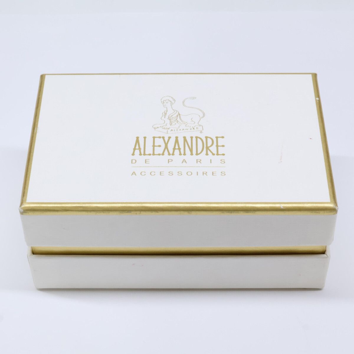 未使用 アレクサンドル ドゥ パリ Alexandre フラワーバレッタ 美品 ALEXANDRE de PARIS アレクサンドル ドゥ パリ フラワー＆ライン