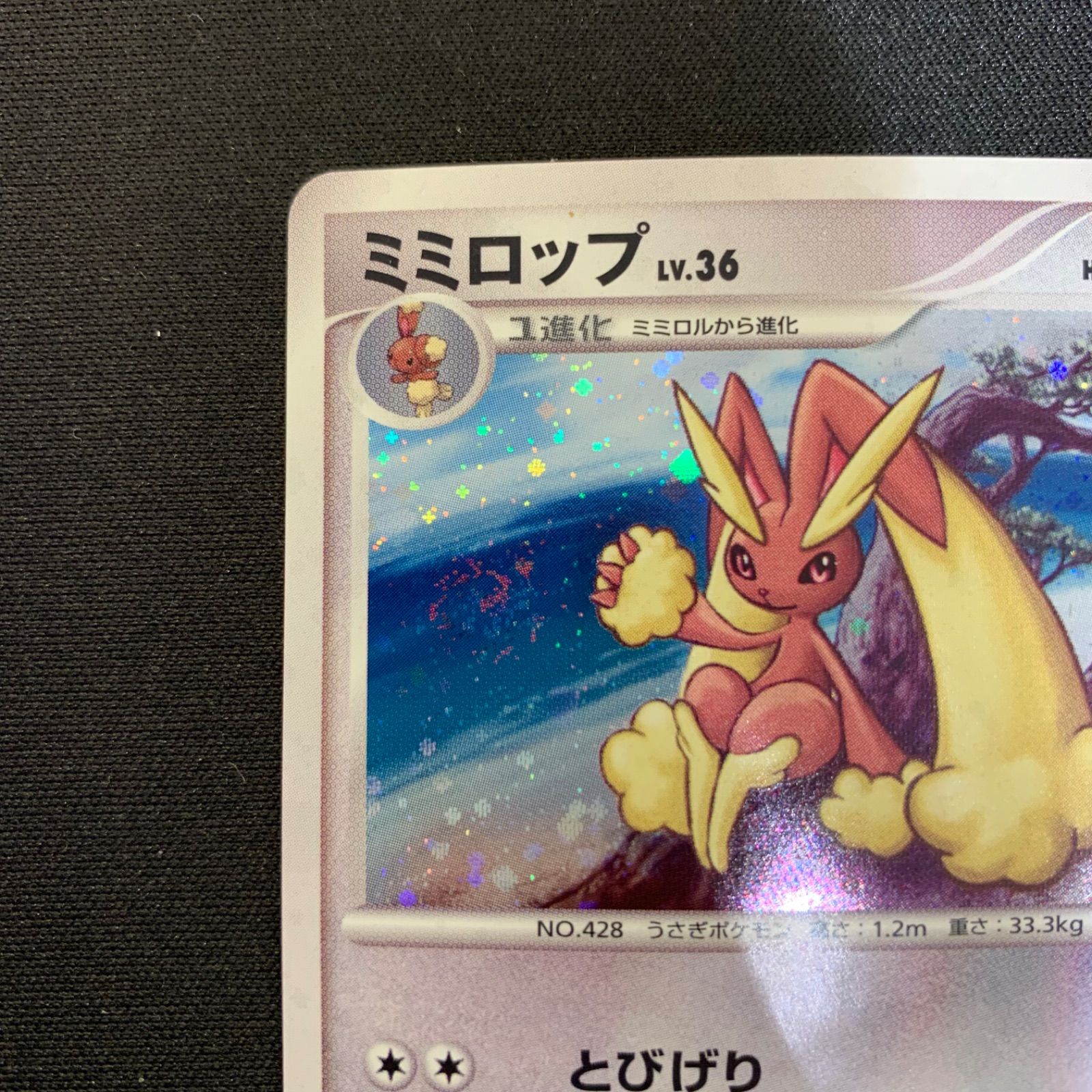 ミミロル　ミミロップ　プロモ　渦巻きホロ ミミロル LV.8 ミミロップ Lv.36 渦巻きホロ プロモ コンプオフ