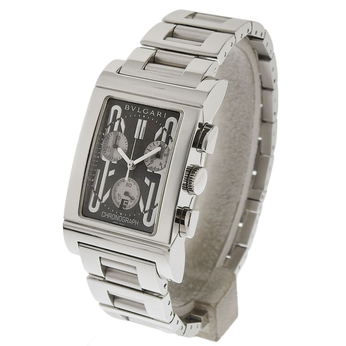 保証書付】ブルガリ レッタンゴロ クロノグラフ RTC49S SS クオーツ