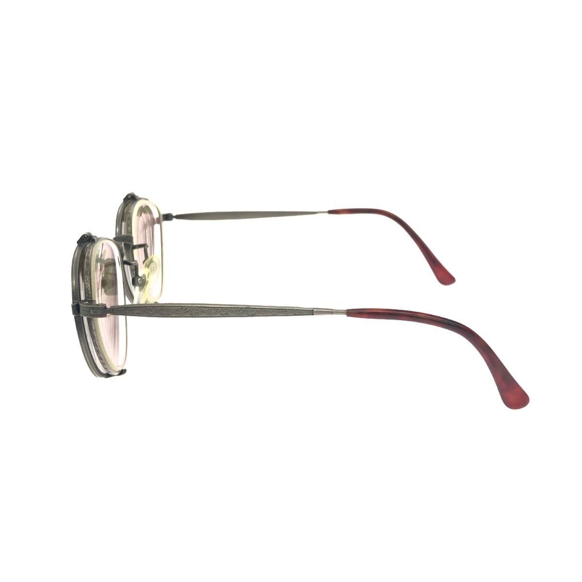 サンゴ nicole ニコル サングラス 跳ね上げ 2606 シルバーカラー/カーキ ユニ