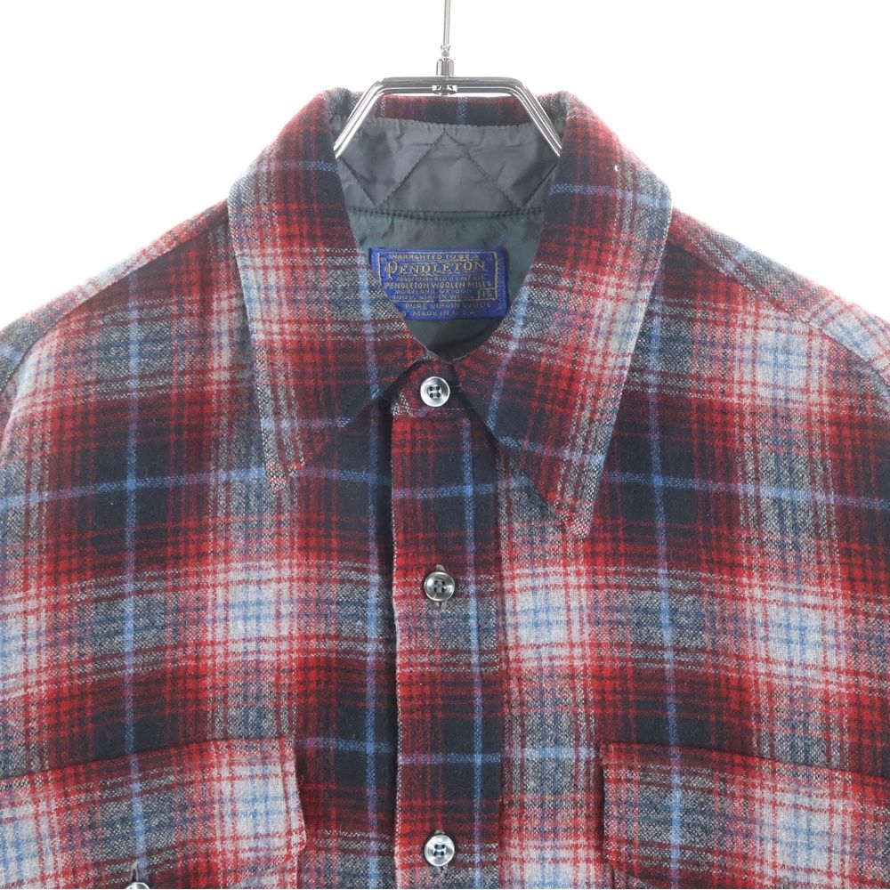 60年代　PENDLETON　ペンドルトン　オンブレ　シャンブレ　長袖シャツ　M 60年代 PENDLETON ペンドルトン オンブレ シャンブレ 長袖シャツ M