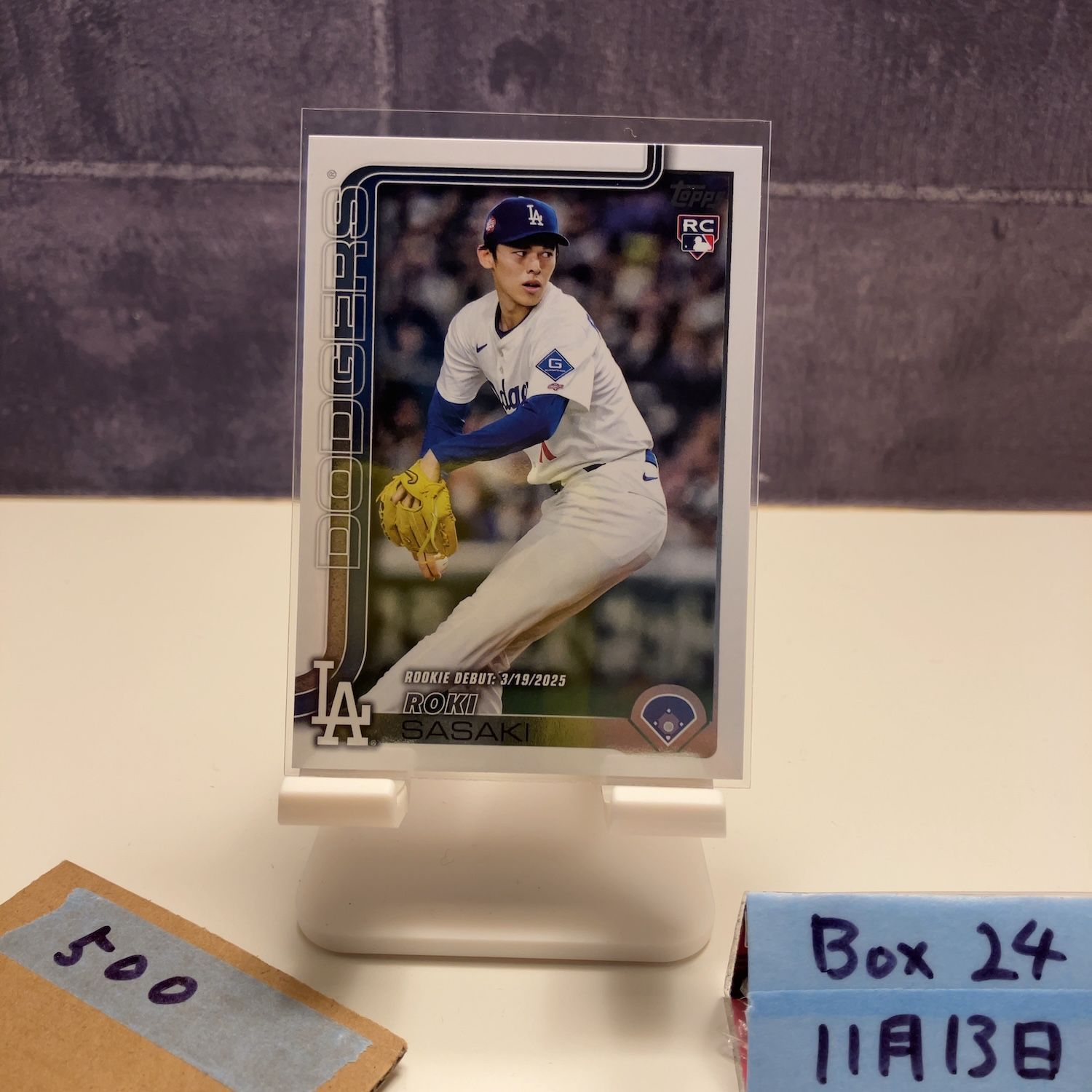 2025 Topps Update Series Roki Sasaki 佐々木朗希 Los Angeles 
