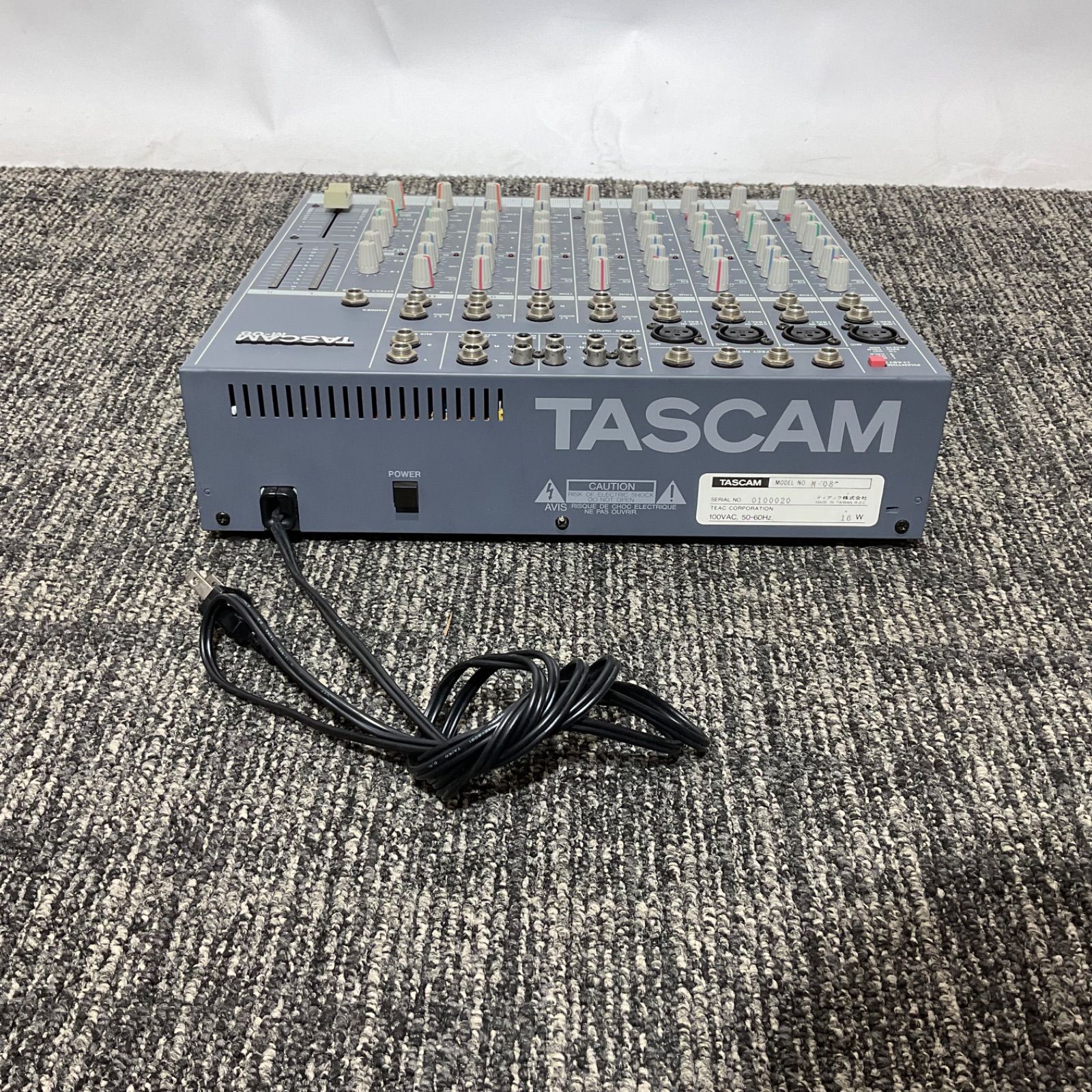 【超希少・未使用】TASCAM オーディオミキサー M-08 TASCAM・タスカム】 M-08【動作確認済み！、清掃済み!!】