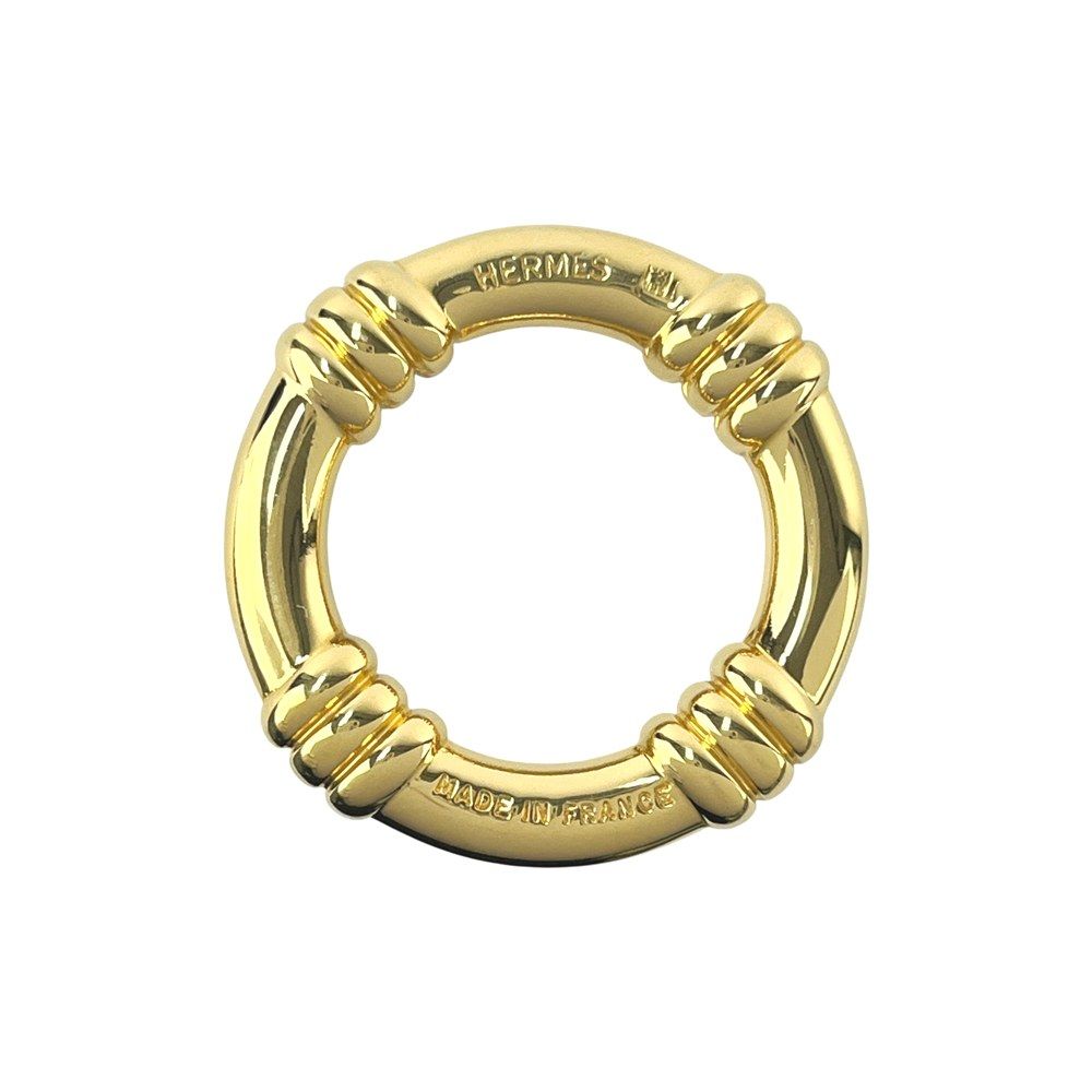 エルメス □未使用□ ブーエ スカーフリング アクセサリー ゴールド GP