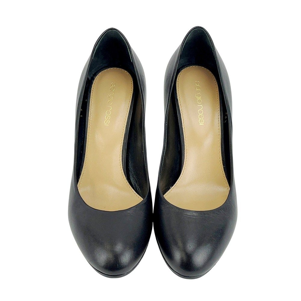 セルジオロッシ □中古□ パンプス ヒール シューズ 靴 レザー