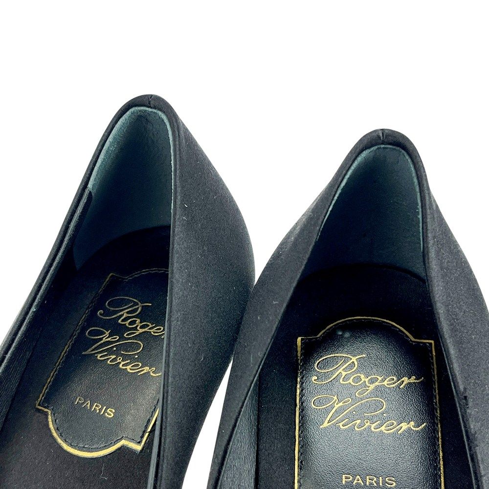 ロジェヴィヴィエ □美品□ フラワーストラス パンプス ビジュー