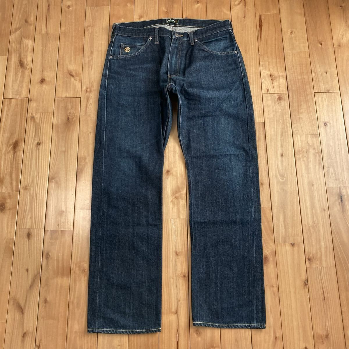 BAPE LOGO 刺繍 デニム パンツ Lサイズ a bathing ape Denim pants エイプ ベイプ アベイシングエイプ NIGO yg95