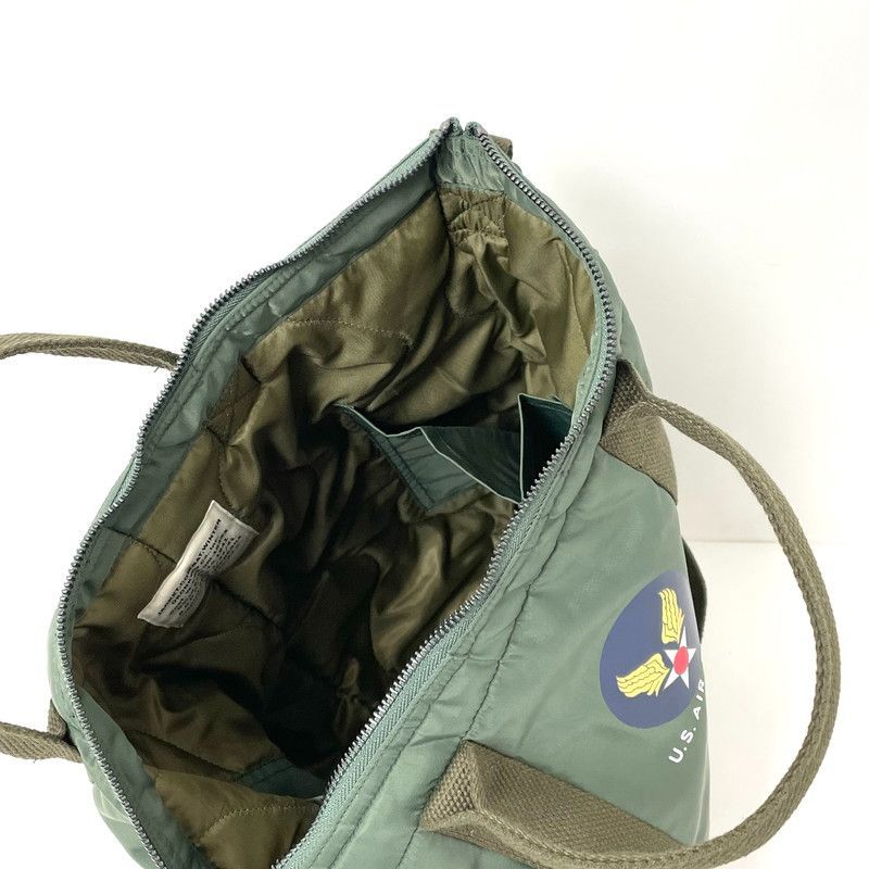 US．ビンテージエアフォースロゴ．ヘルメットバッグ 新品 A1NZ