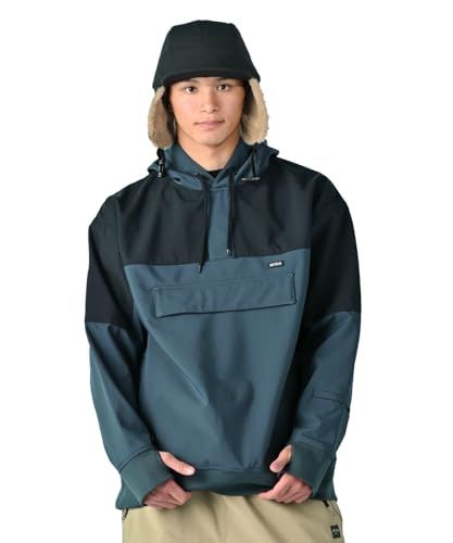 〔アンセム〕 スノーボードウェア ジャケット メンズ HOODIE AN 2405 ＳＴＥＥＬ ＧＲＡＹ Ｍ