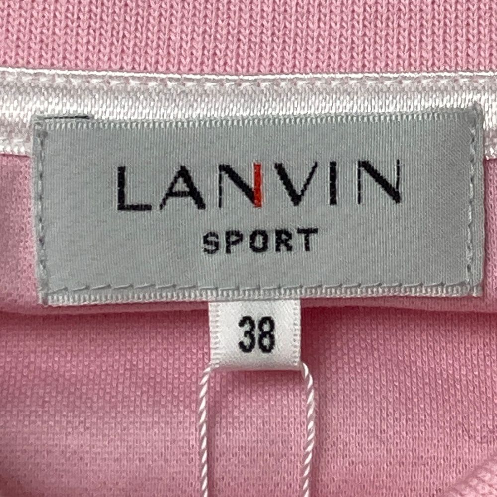 サイズ：38 LANVIN SPORT ランバン スポール 長袖ポロシャツ ピンク系