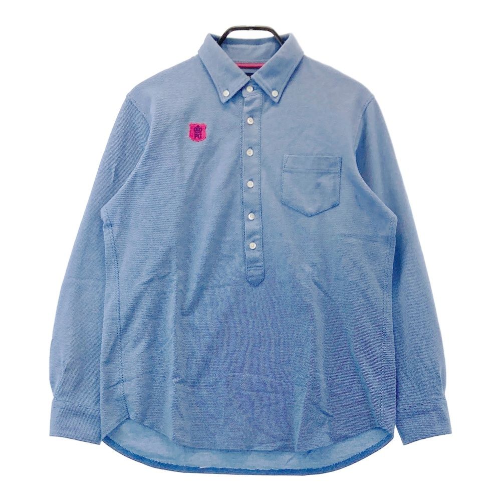 パーリーゲイツ　ポロシャツ長袖サイズ6 1回使用 サイズ：6 PEARLY GATES パーリーゲイツ 長袖ポロシャツ ブルー系