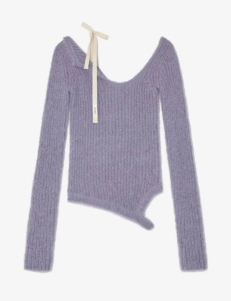 ISA ASYMMETRICAL KNIT TOP（BLUE BELL）