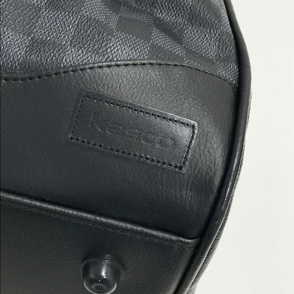 KASCO キャスコ 2WAY ボストンバッグ 格子柄 ブラック系 [240101602984