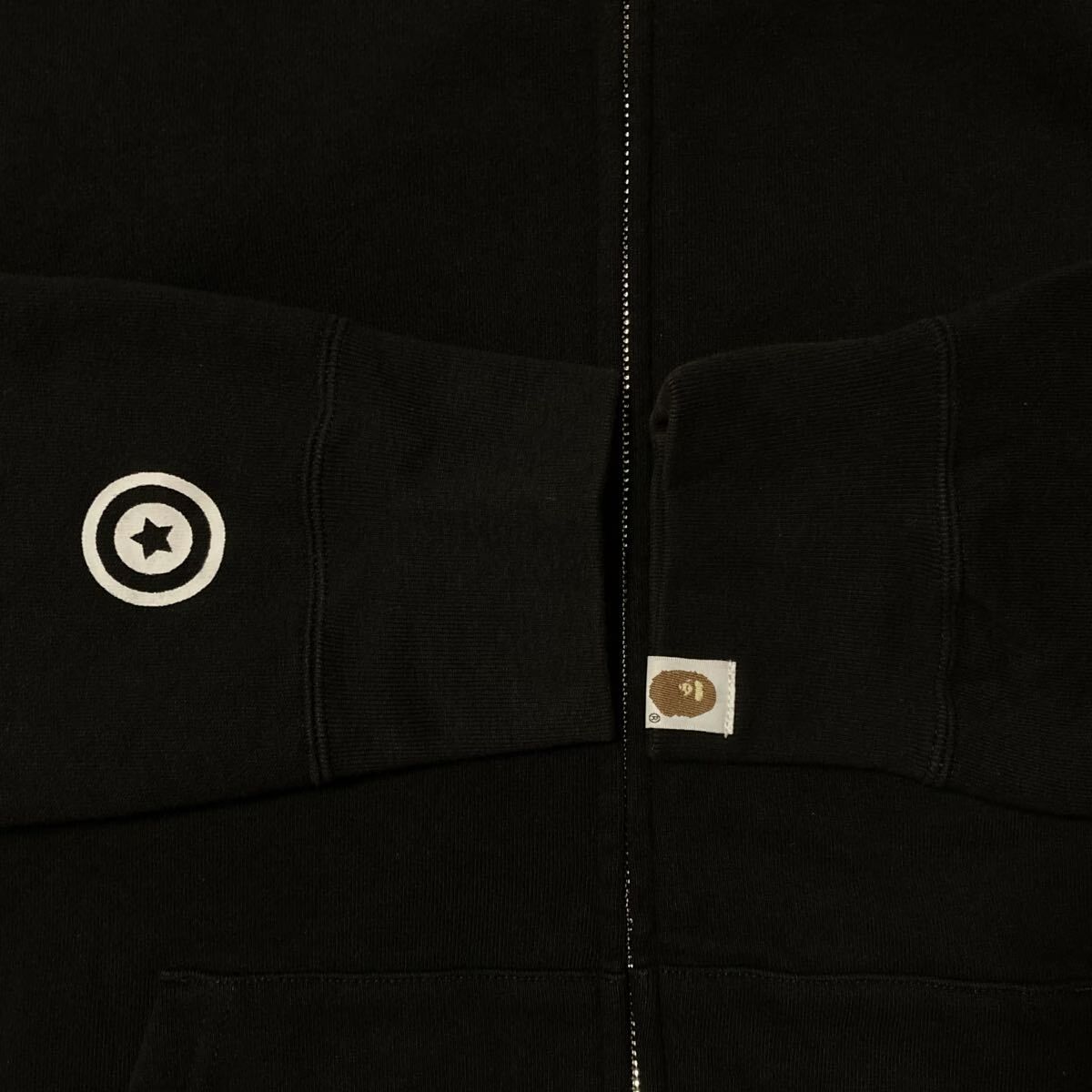 ☆XL☆ BAPE CAMO タイガー パーカー ブラック a bathing ape Tiger